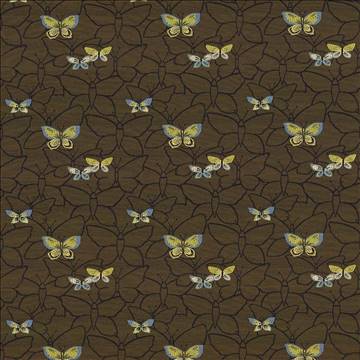 Kasmir Fabrics Butterfly Garden Maple Fabric 